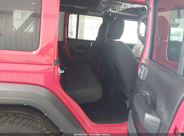 1C4HJXDG2MW744007 2021 JEEP WRANGLER UNLIMITED Red VIN sticker view