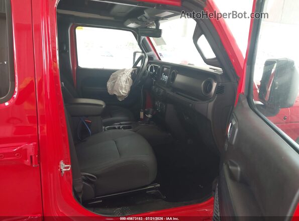 1C4HJXDG2MW744007 2021 JEEP WRANGLER UNLIMITED Red Front interior view
