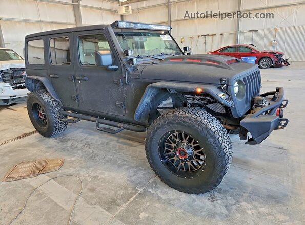 1C4HJXDG2MW748686 2021 JEEP WRANGLER Черный Передняя правая четверть