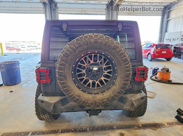 1C4HJXDG2MW748686 2021 JEEP WRANGLER Черный Вид сзади