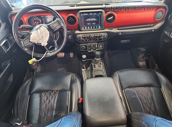 1C4HJXDG2MW748686 2021 JEEP WRANGLER Черный Вид панели приборов