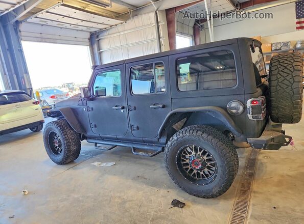 1C4HJXDG2MW748686 2021 JEEP WRANGLER Черный Задняя левая четверть