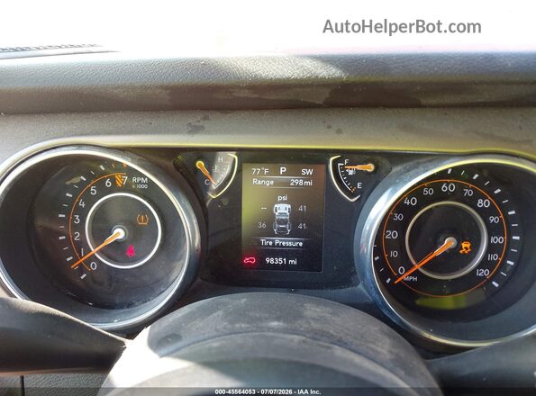 1C4HJXDG3JW220828 2018 JEEP WRANGLER UNLIMITED Orange Rear seats view