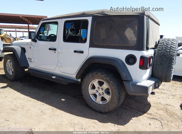 1C4HJXDG3MW502973 2021 JEEP WRANGLER UNLIMITED White Հետևի ձախ