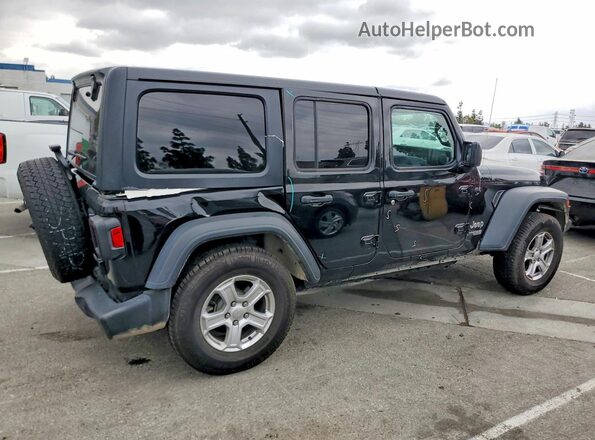 1C4HJXDG4JW108992 2018 JEEP WRANGLER Black Հետևի աջ