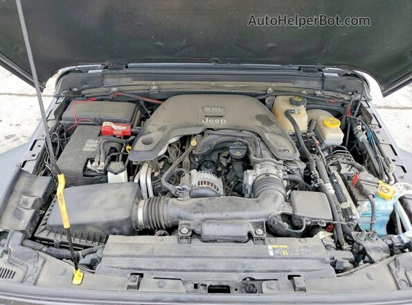 1C4HJXDG4KW507371 2019 JEEP WRANGLER Серый Вид подкапотного пространства