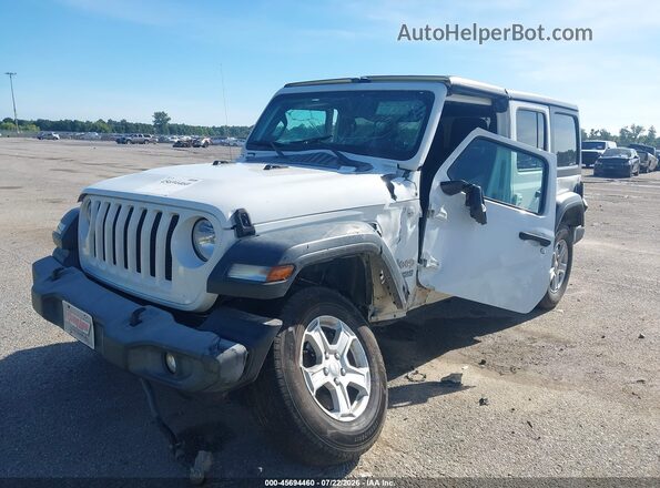 1C4HJXDG4LW297260 2020 JEEP WRANGLER UNLIMITED White Передня ліва чверть