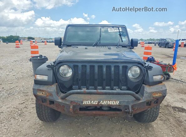 1C4HJXDG4NW224229 2022 JEEP WRANGLER Black Front view