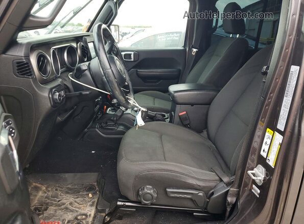 1C4HJXDG5JW169963 2018 JEEP WRANGLER Gray Vista interior delantera