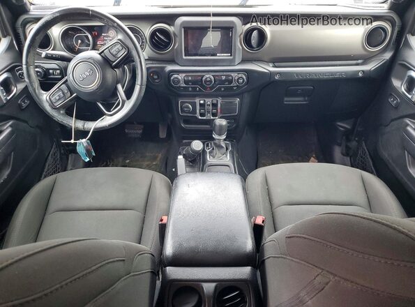 1C4HJXDG5JW169963 2018 JEEP WRANGLER Gray Vista del salpicadero