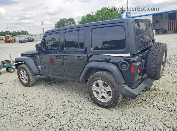 1C4HJXDG5LW242168 2020 JEEP WRANGLER Black Հետևի ձախ