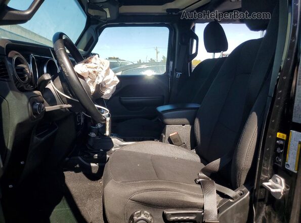 1C4HJXDG6LW185415 2020 JEEP WRANGLER Black Вид салону спереду