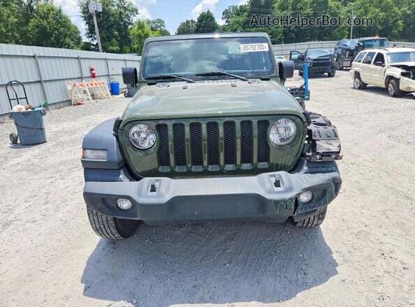 1C4HJXDG6LW284848 2020 JEEP WRANGLER Green Դիմացի տեսք
