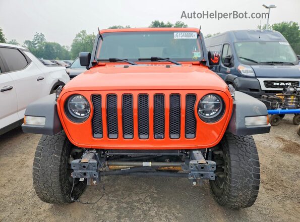 1C4HJXDG6LW285708 2020 JEEP WRANGLER Orange წინა ხედი