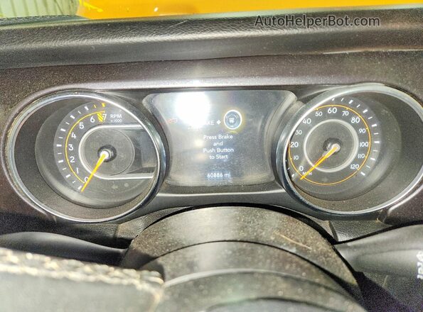 1C4HJXDG6MW692977 2021 JEEP WRANGLER Orange ხელსაწყოთა პანელის ხედი
