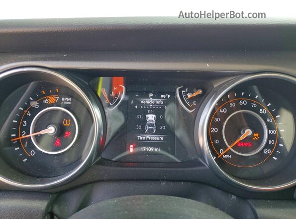 1C4HJXDG6PW522428 2023 JEEP WRANGLER Gray ხელსაწყოთა პანელის ხედი