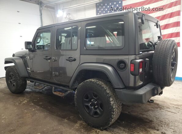 1C4HJXDG7JW232836 2018 JEEP WRANGLER Gray 