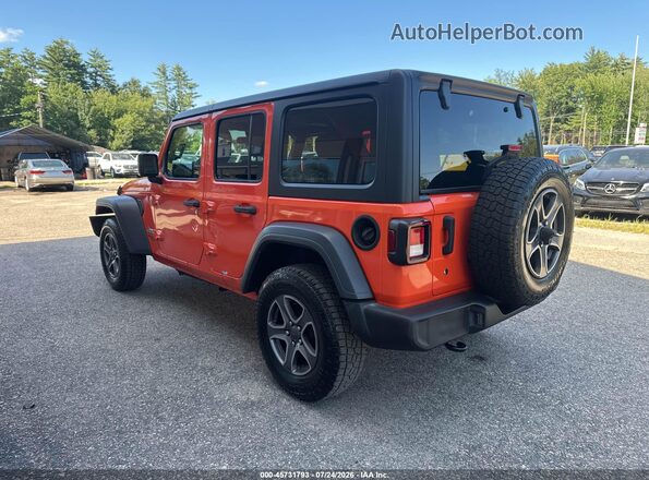 1C4HJXDG7KW584753 2019 JEEP WRANGLER UNLIMITED Orange Задня ліва чверть