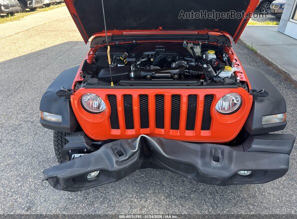 1C4HJXDG7KW584753 2019 JEEP WRANGLER UNLIMITED Orange Вид ззаду