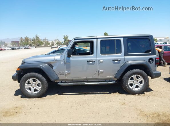 1C4HJXDG8LW284415 2020 JEEP WRANGLER UNLIMITED Silver სალონის 360-გრადუსიანი ხედი