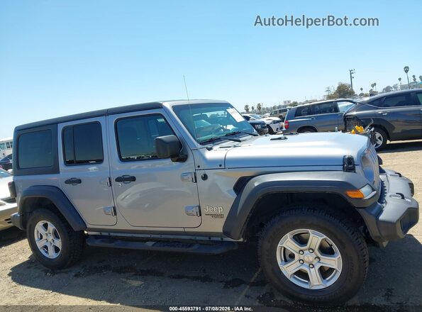 1C4HJXDG8LW284415 2020 JEEP WRANGLER UNLIMITED Silver უკანა სალონის ხედი