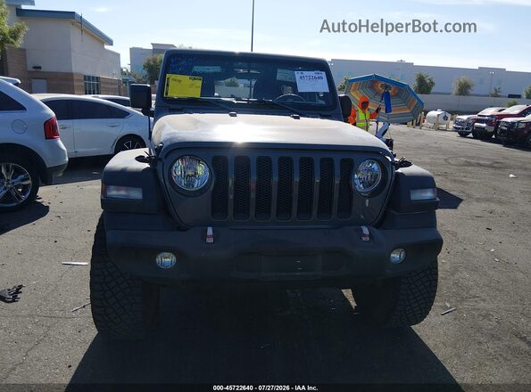 1C4HJXDG8LW308874 2020 JEEP WRANGLER UNLIMITED Серый Вид задней части салона