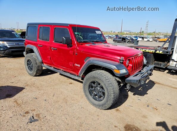 1C4HJXDG9JW134505 2018 JEEP WRANGLER Red Առջևի աջ
