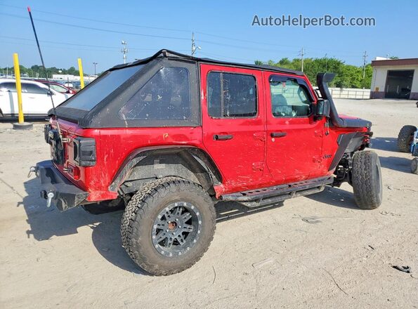 1C4HJXDG9LW201011 2020 JEEP WRANGLER Red Задня права чверть