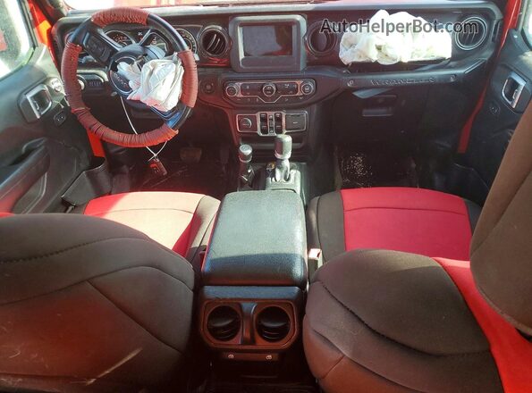 1C4HJXDG9LW201011 2020 JEEP WRANGLER Red Вид панелі приладів