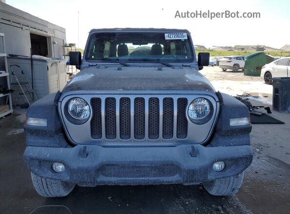 1C4HJXDG9MW520393 2021 JEEP WRANGLER Silver Widok z przodu