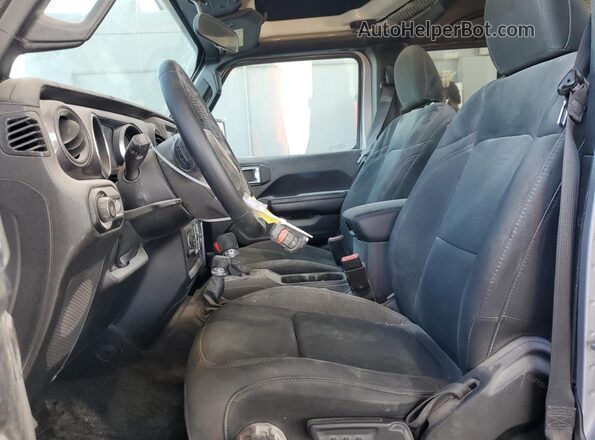1C4HJXDG9MW520393 2021 JEEP WRANGLER Silver Widok wnętrza z przodu