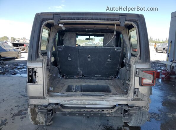 1C4HJXDG9MW520393 2021 JEEP WRANGLER Silver Widok z tyłu