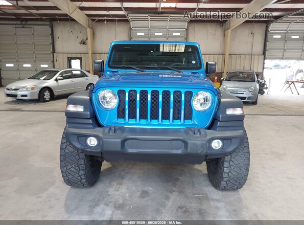 1C4HJXDG9PW686658 2023 JEEP WRANGLER Синий Вид щитка приборов