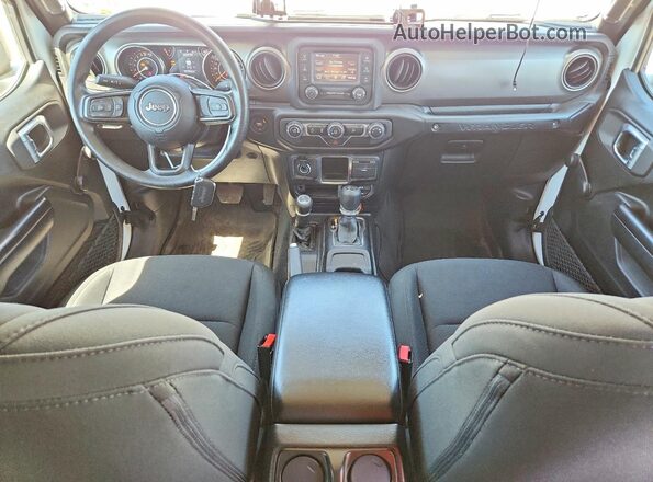 1C4HJXDGXMW593384 2021 JEEP WRANGLER White წინა პანელის ხედი