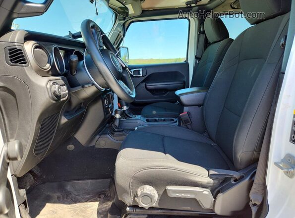 1C4HJXDGXMW593384 2021 JEEP WRANGLER White წინა სალონის ხედი