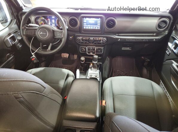 1C4HJXDGXMW815065 2021 JEEP WRANGLER Gray Dashboard view