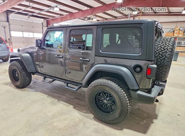 1C4HJXDGXMW815065 2021 JEEP WRANGLER Gray Rear left