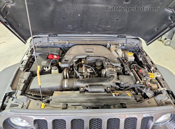 1C4HJXDGXMW815065 2021 JEEP WRANGLER Gray Rear interior view