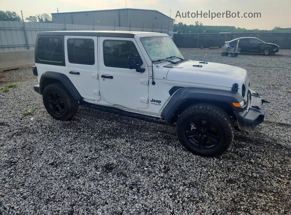 1C4HJXDGXNW218421 2022 JEEP WRANGLER White Передня права чверть