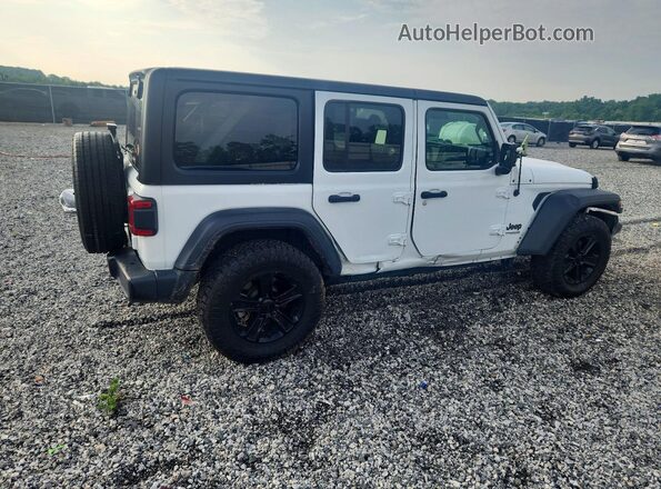 1C4HJXDGXNW218421 2022 JEEP WRANGLER White Задня права чверть