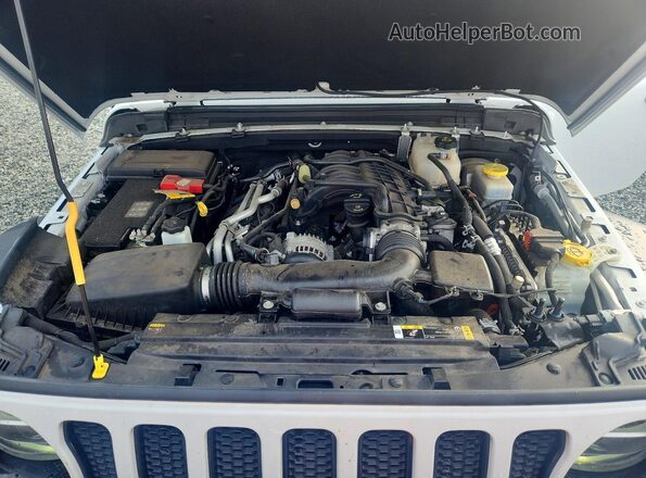 1C4HJXDGXNW218421 2022 JEEP WRANGLER White Вид задньої частини салону
