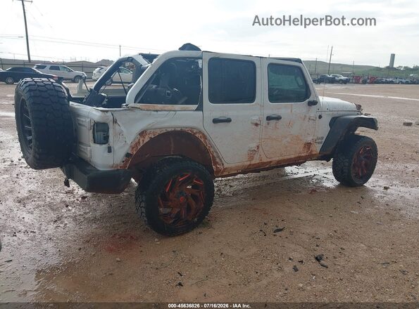 1C4HJXDN0JW331237 2018 JEEP WRANGLER UNLIMITED Белый Задняя правая четверть