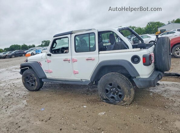 1C4HJXDN0LW144261 2020 JEEP WRANGLER White Tył lewy