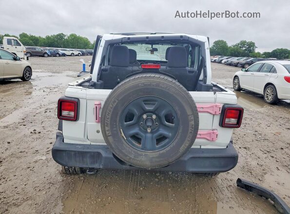 1C4HJXDN0LW144261 2020 JEEP WRANGLER White Widok z tyłu