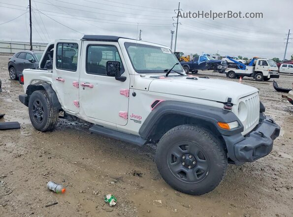 1C4HJXDN0LW144261 2020 JEEP WRANGLER White Przód prawy