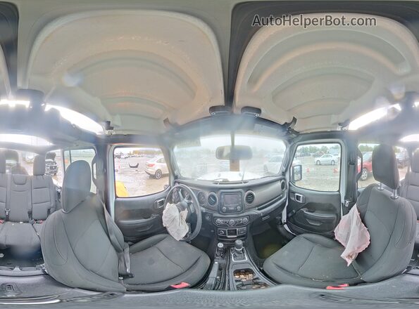 1C4HJXDN0LW144261 2020 JEEP WRANGLER White Widok wnętrza 360 stopni