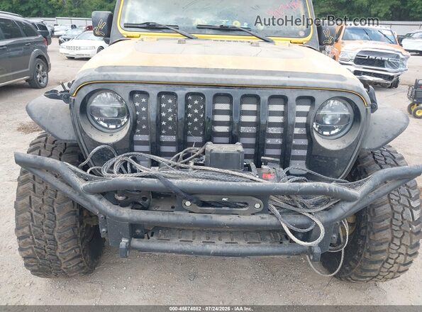 1C4HJXDN0MW562305 2021 JEEP WRANGLER UNLIMITED Yellow Դիմացի տեսք