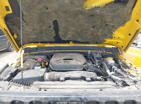 1C4HJXDN0MW562305 2021 JEEP WRANGLER UNLIMITED Yellow Հետևի տեսք