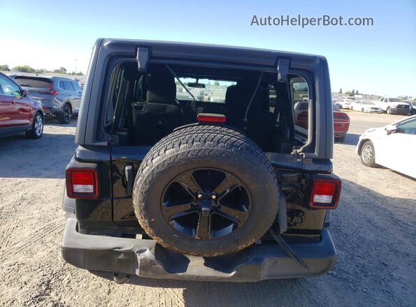 1C4HJXDN0MW616038 2021 JEEP WRANGLER Черный Вид сзади