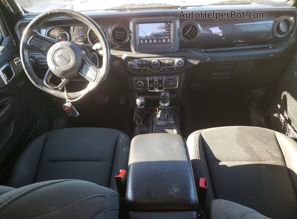 1C4HJXDN0MW616038 2021 JEEP WRANGLER Черный Вид панели приборов